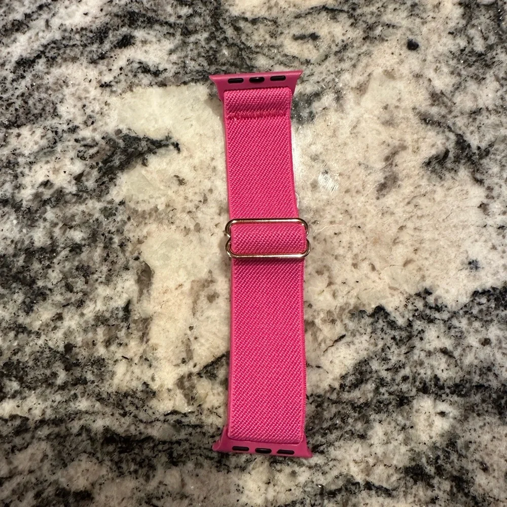 pink adjustable apple watch band NEVER USED